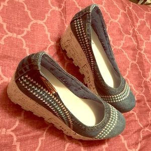 Denim brand new shoes